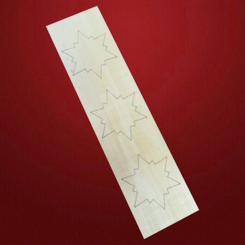 Sternplatte - 3er Platte