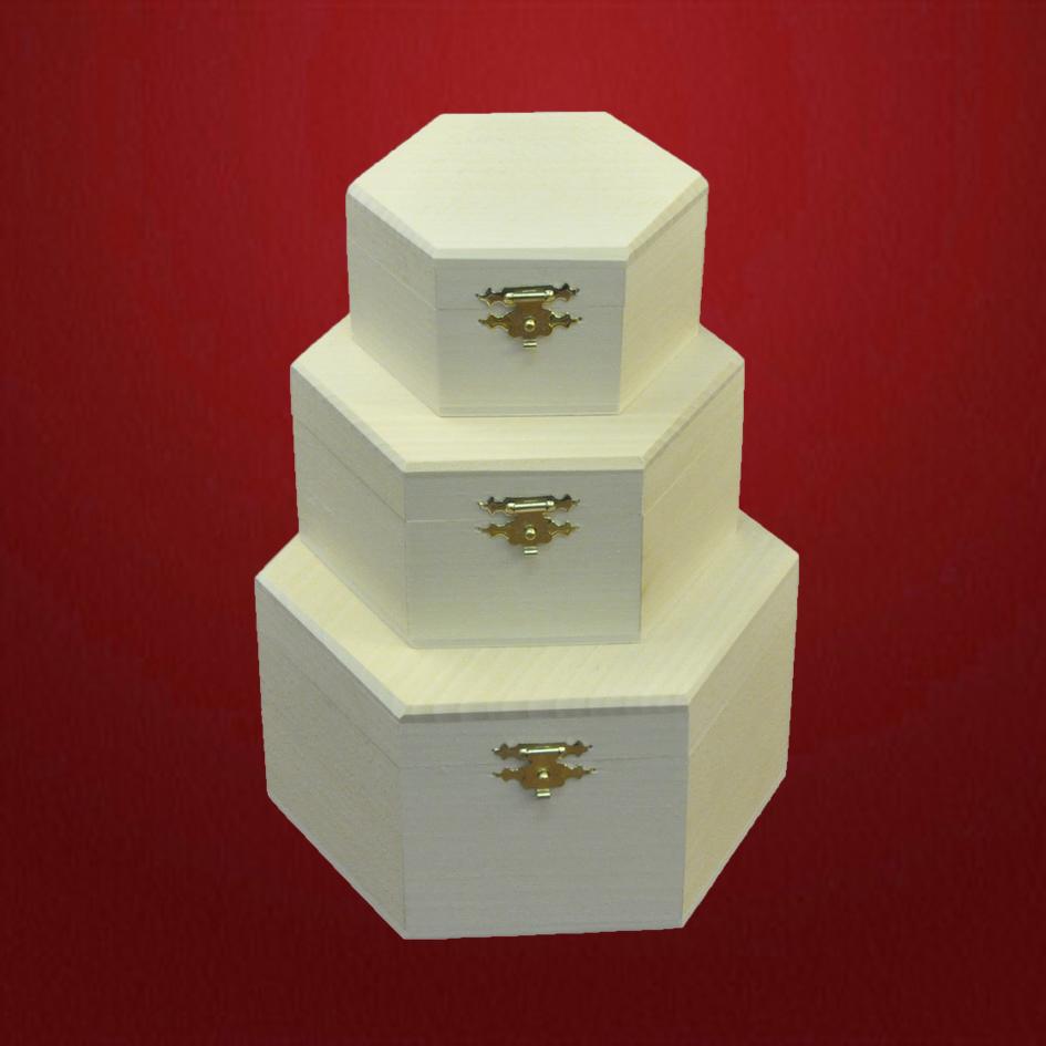 3er Set Schatulle Biene Lindenholz roh - Schnitzstube Stadlhofer Shop