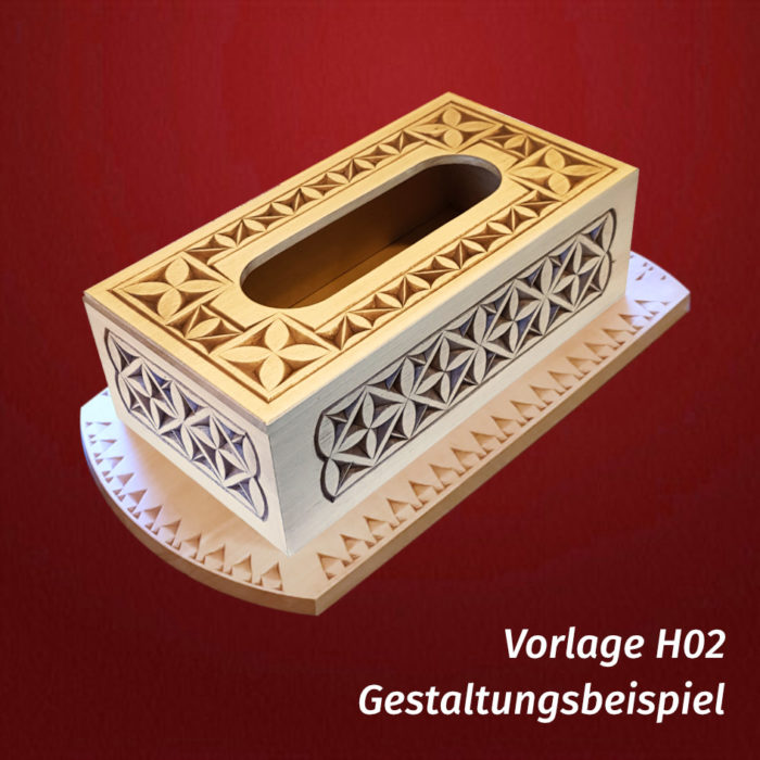 Set Taschentücherbox zum Hängen – Bild 7