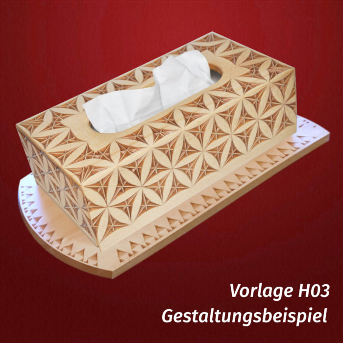 Set Taschentücherbox zum Hängen – Bild 8