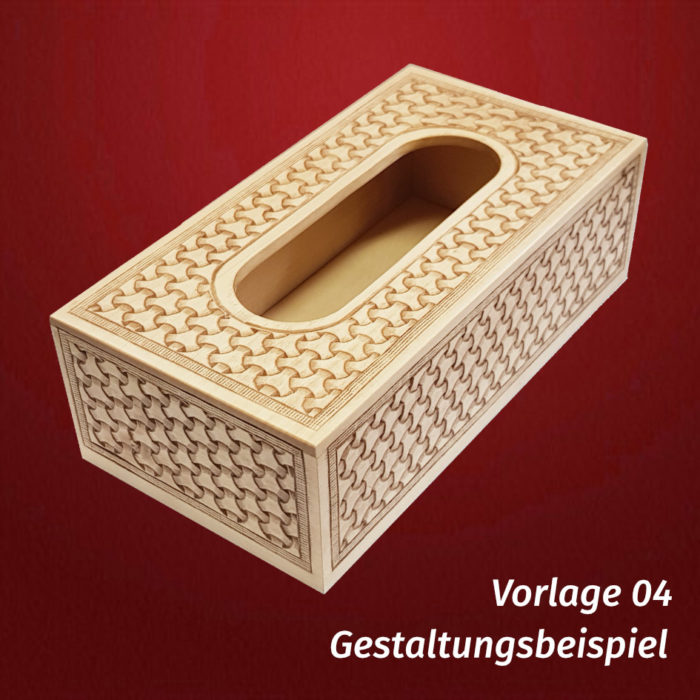 Set Taschentücherbox NEU mit Schnitzvorlage – Bild 7