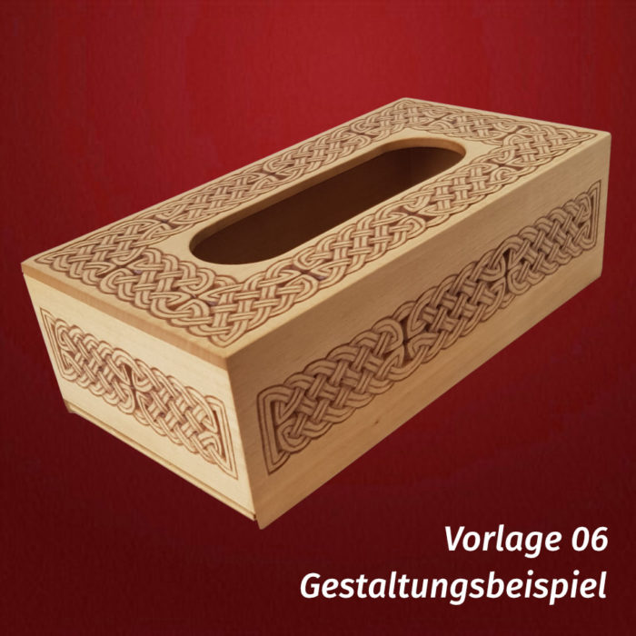 Set Taschentücherbox NEU mit Schnitzvorlage – Bild 9