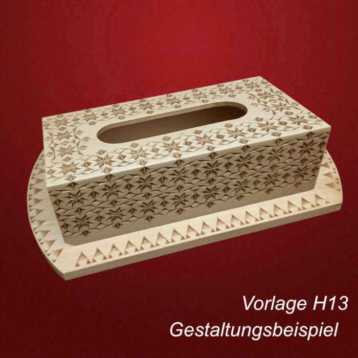 SET HängeTaschentuchbox Vorlage H13