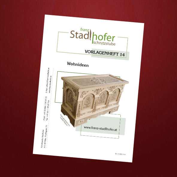 Vorlagenheft für geschnitzte Wohnideen der Schnitzstube Stadlhofer