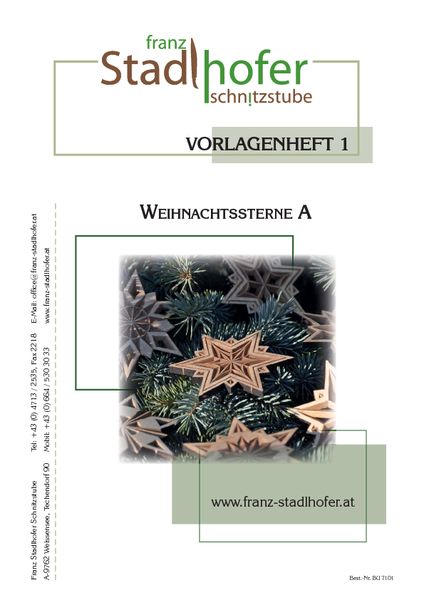 Vorlagenheft 1: Weihnachtssterne A