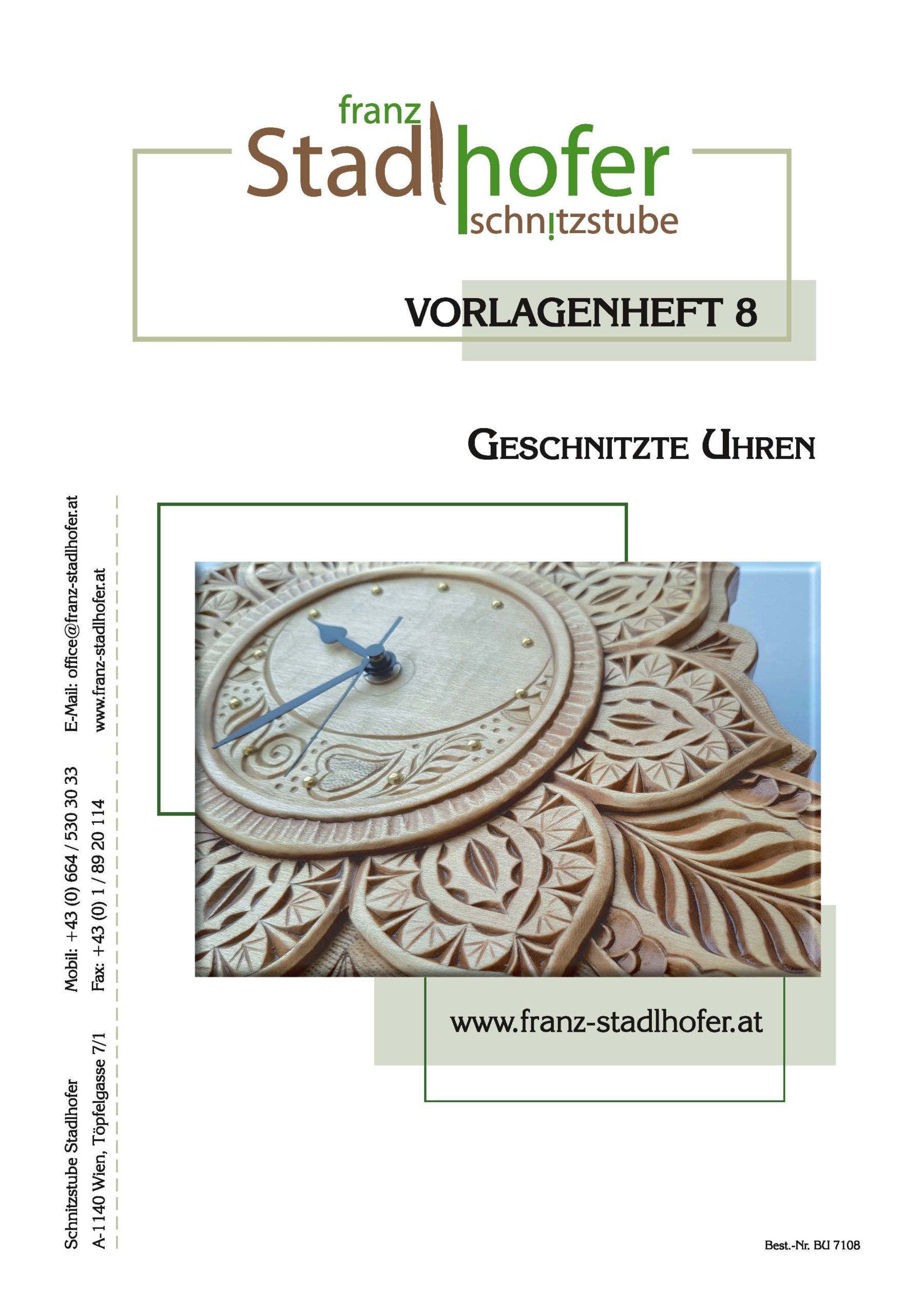 Geschnitzte Uhren