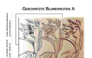 Titelblatt Geschnitzte Blumenmotive - Vorlagenheft 11 - Schnitzstube Stadlhofer